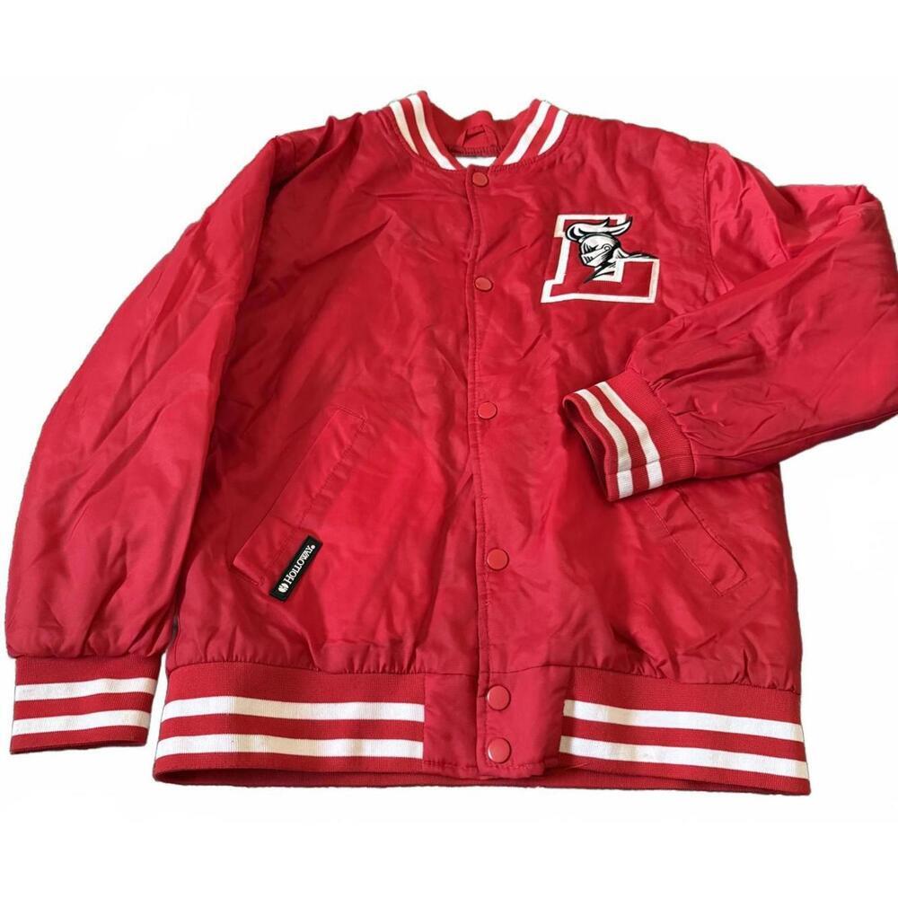 Holloway Lakewood Football Youth Varsity Jacket L Red